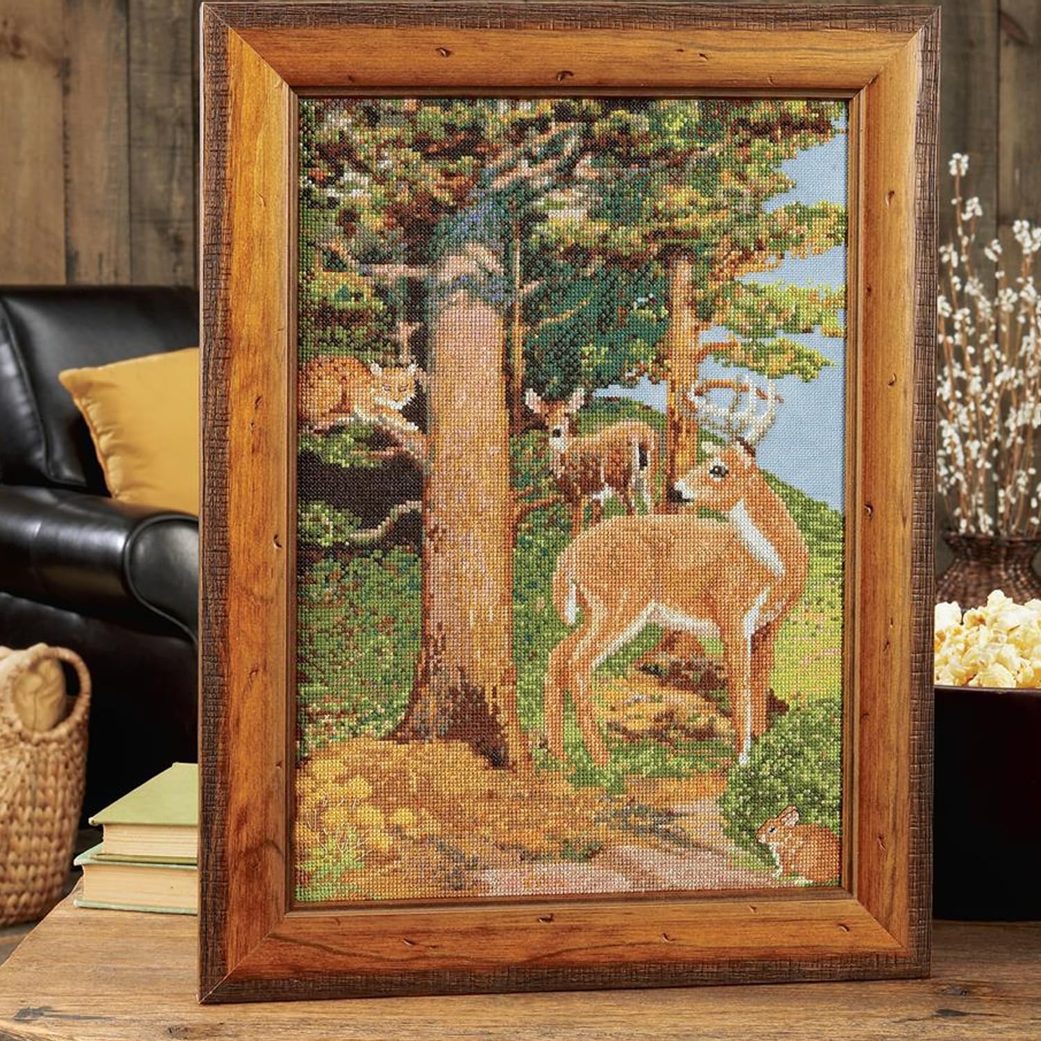Leisure Arts Cross Stitch Wildlife Portraits Book - Premium Cross Stitch Patterns & Designs for Beginners & Experts | Perfect for Home Decor, Gifts & Craft Projects