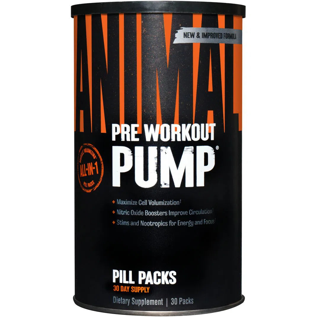 Animal Pump Pre-Workout Supplement (New Formula) - Boost Energy, Focus & Strength for Intense Gym Sessions & Bodybuilding Training