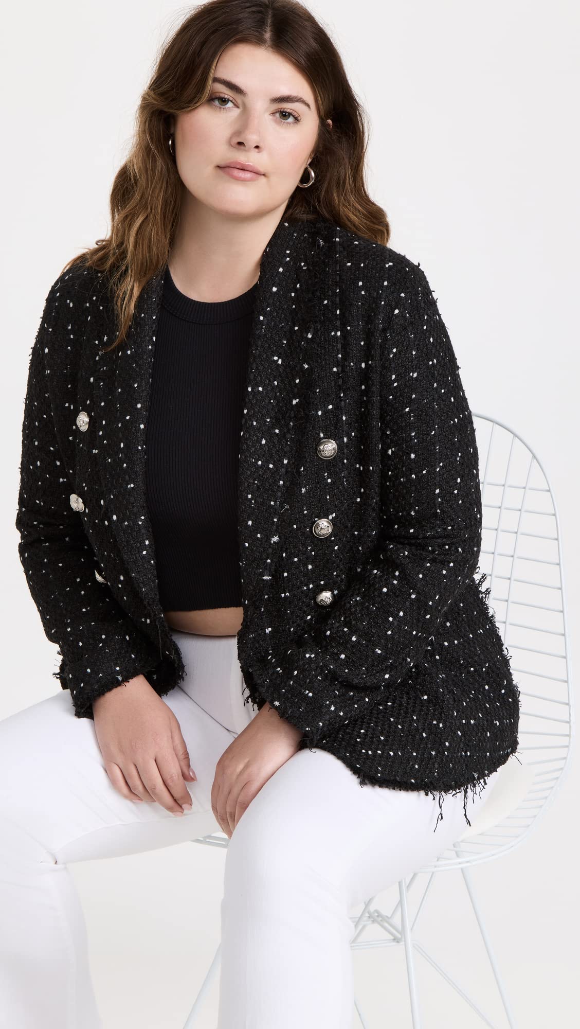 Women's Kendall Blazer Jacket - Elegant Tailored Fitted Office Wear for Business Women | Perfect for Work, Interviews & Professional Events