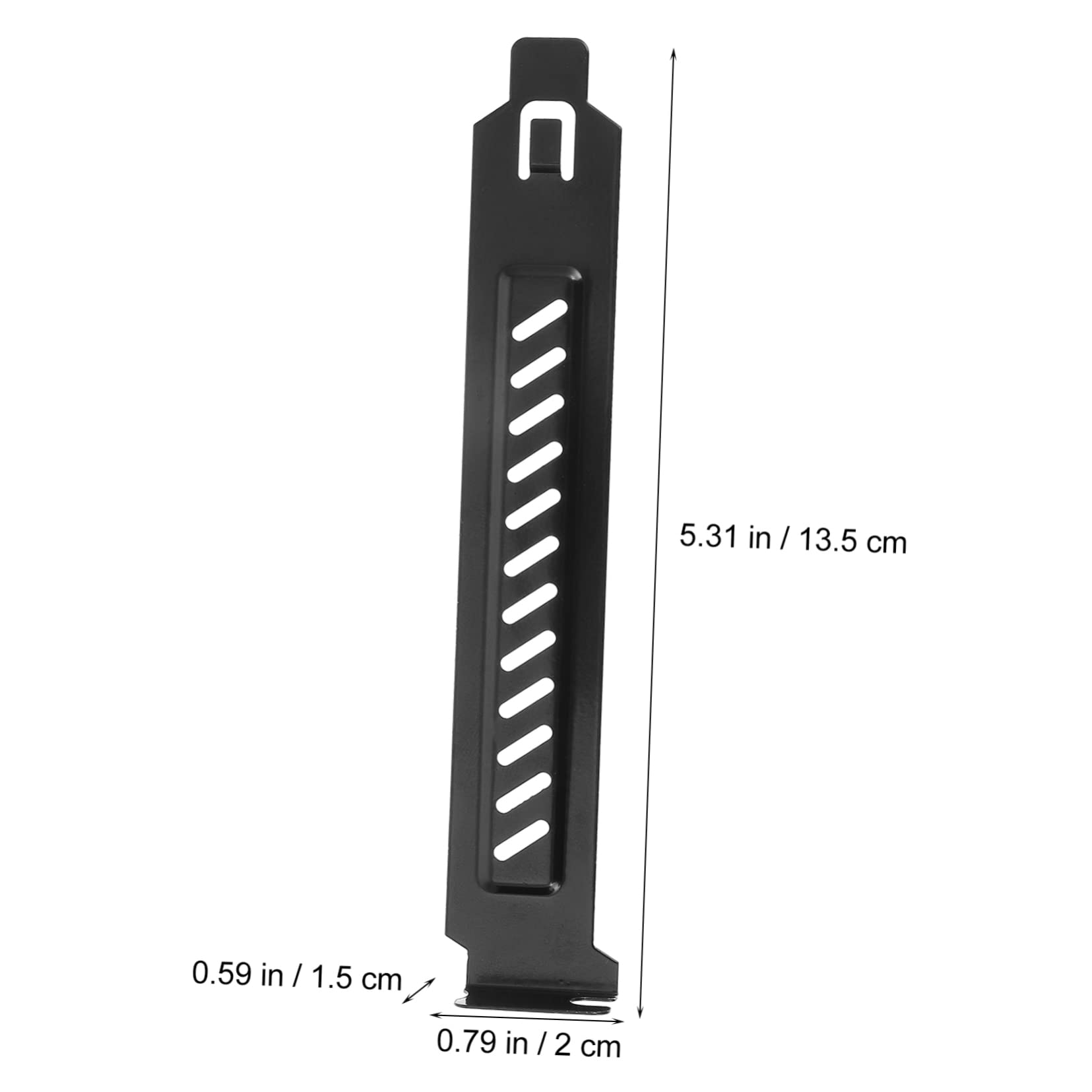 Mikikit 20pcs Stainless Steel Vented GPU Slot Covers - Dust Proof PCIe Blanking Plates for RGB Computer Case, Gaming PC Build & Custom PC Setup - Perfect for Dust Protection & Enhanced Airflow in ATX/Micro-ATX Cases