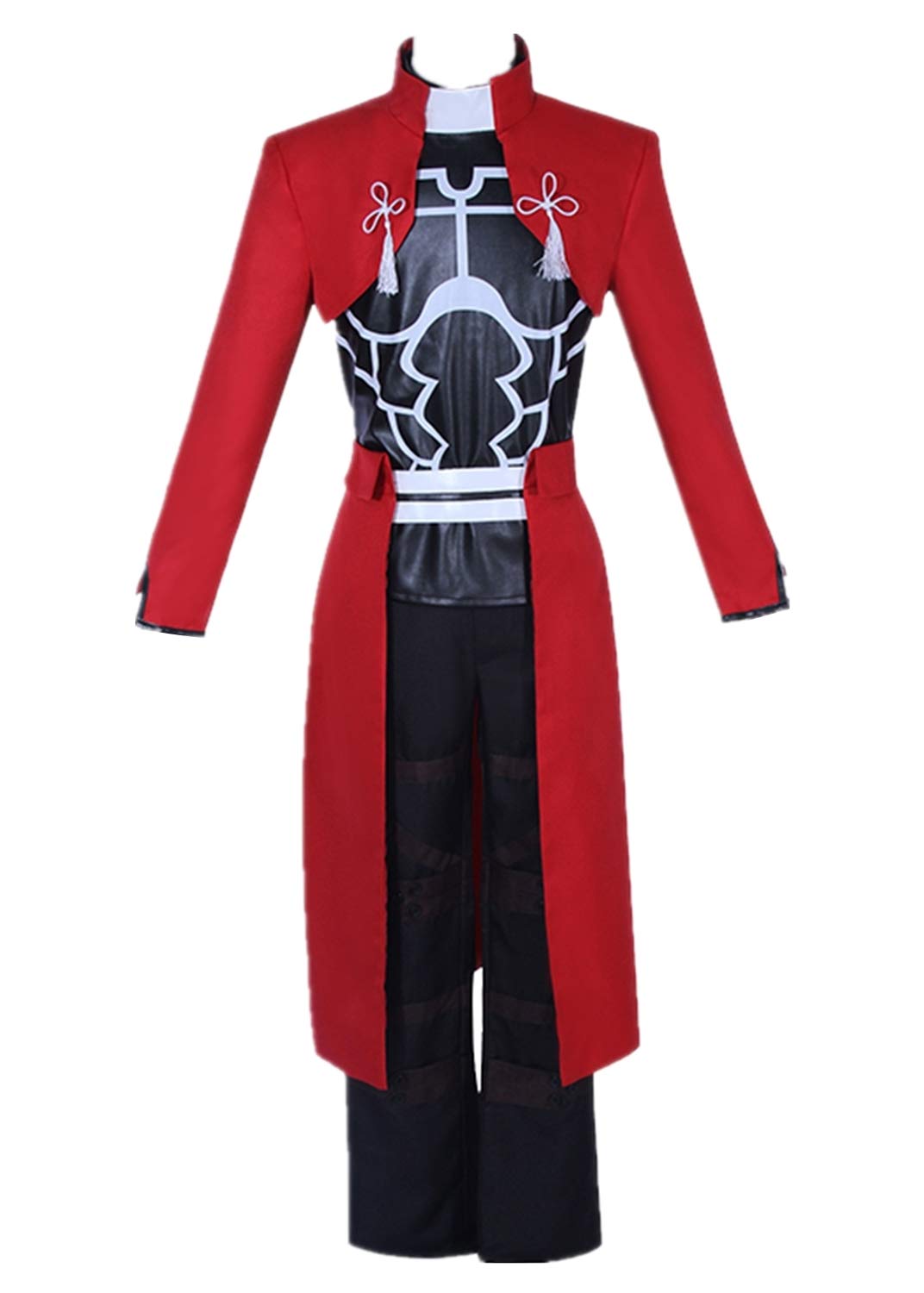 Fate Grand Order Emiya Shirou Red Archer Cosplay Costume Full Set with Wig - Perfect for Halloween, Anime Conventions & Cosplay Events