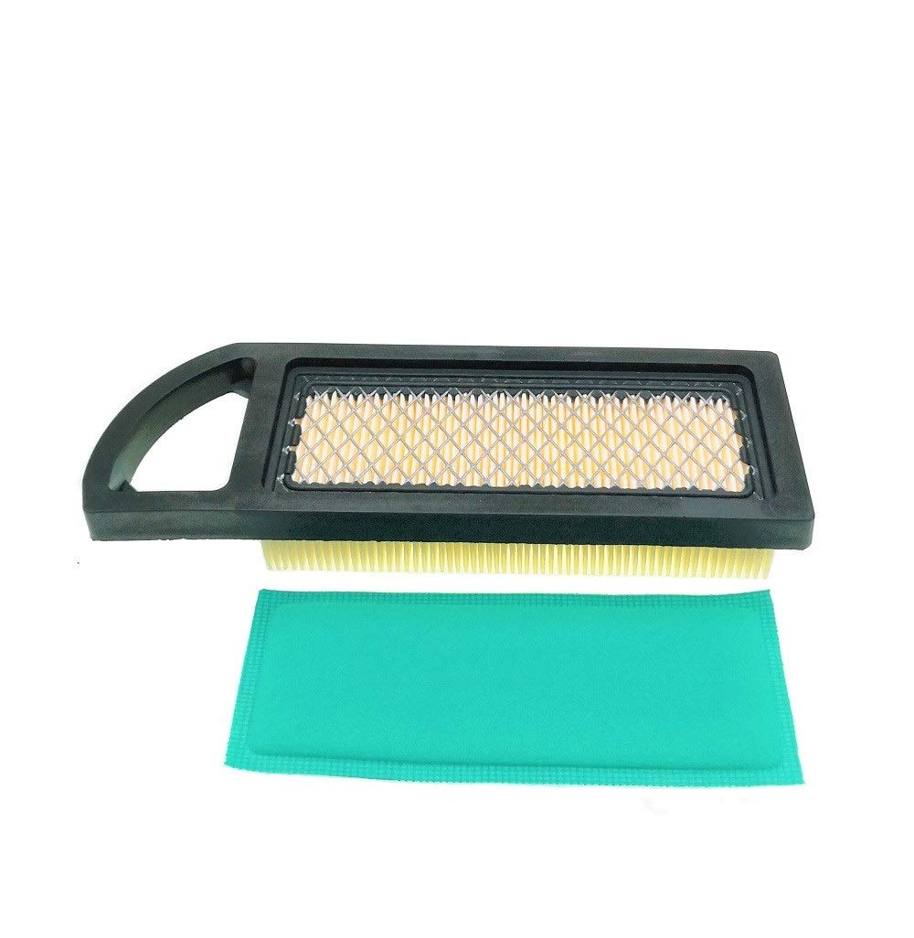 697153 Air Filter Replacement for BS 697014 697634 698083 794422 795115 797008 - OEM Compatible Lawn Mower Air Cleaner Cartridge with 697015 Pre Filter - Fits Riding Mowers, Tractors & Outdoor Power Equipment