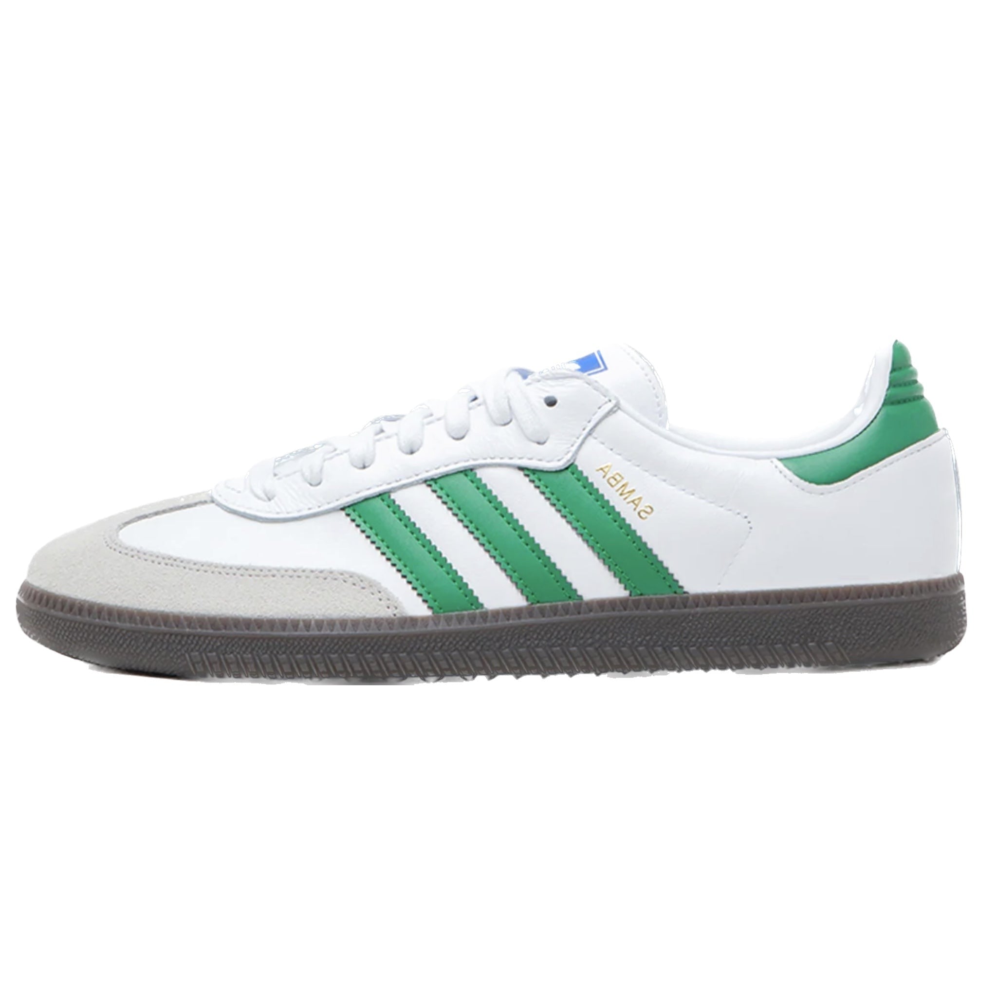 Adidas Samba OG Sneakers - Classic White & Green Leather Shoes for Men & Women | Perfect for Casual Wear, Street Style & Everyday Comfort