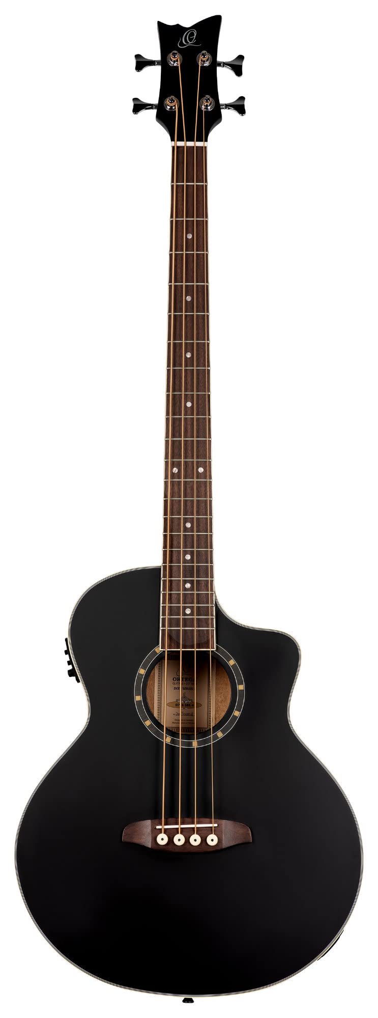 Ortega 4-String Acoustic Bass Guitar - Professional Quality for Beginners & Musicians | Perfect for Live Performances, Studio Recording & Practice Sessions
