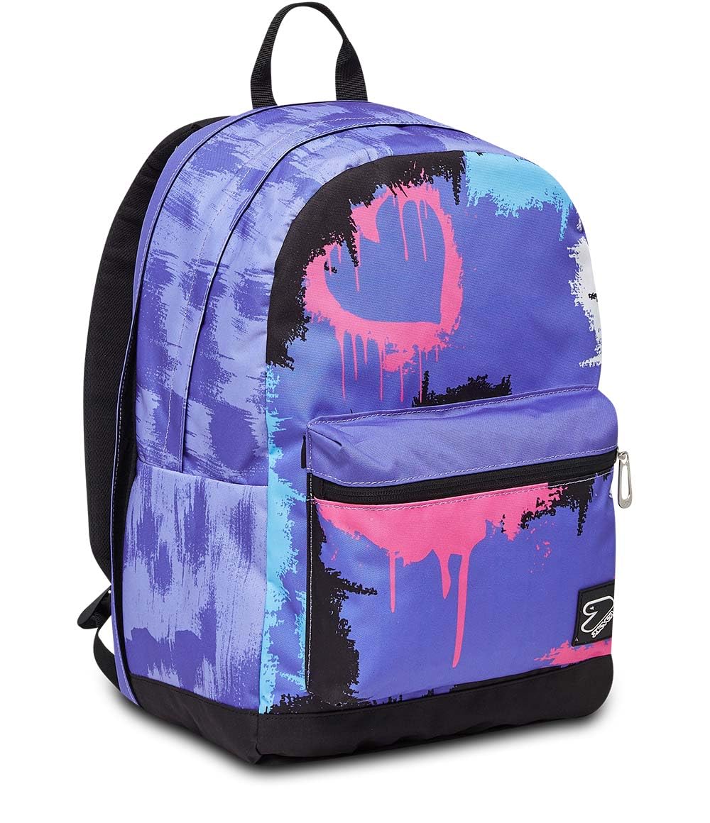 Zaino Reversibile Bambina Nuovo GRS - Reversible Backpack for Girls with Headphones - Perfect for School, Travel & Daily Use