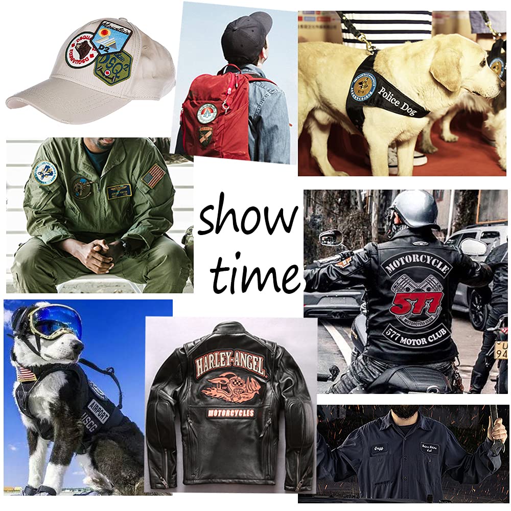 Custom Embroidery Patches - Personalized Morale Patches with Hook & Loop, Sew On or Iron On Options - Any Size & Logo Customizable - Perfect for Military, Police, Firefighter Uniforms & DIY Crafts