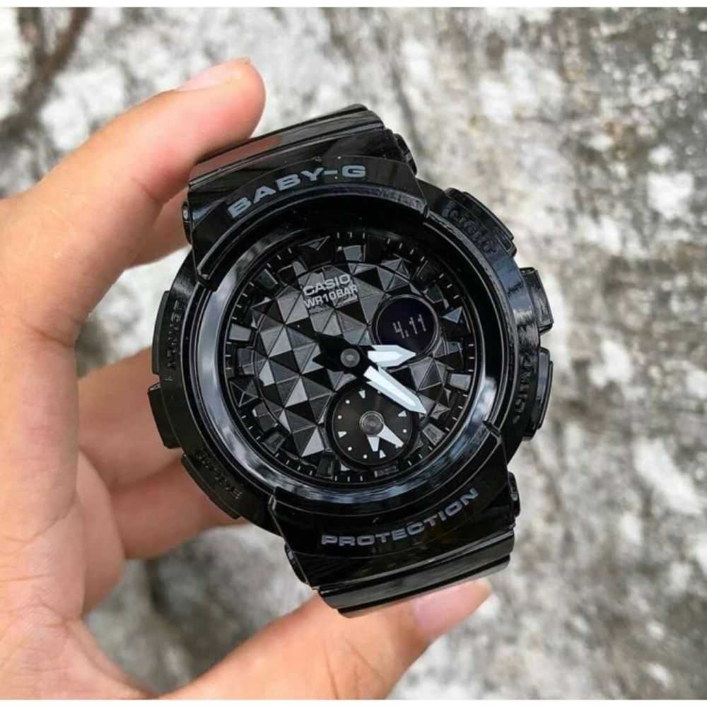Casio Baby-G BGA-195-1ADR Digital Sport Watch for Women - Water Resistant, Shock Resistant, LED Light - Perfect for Running, Swimming & Outdoor Activities