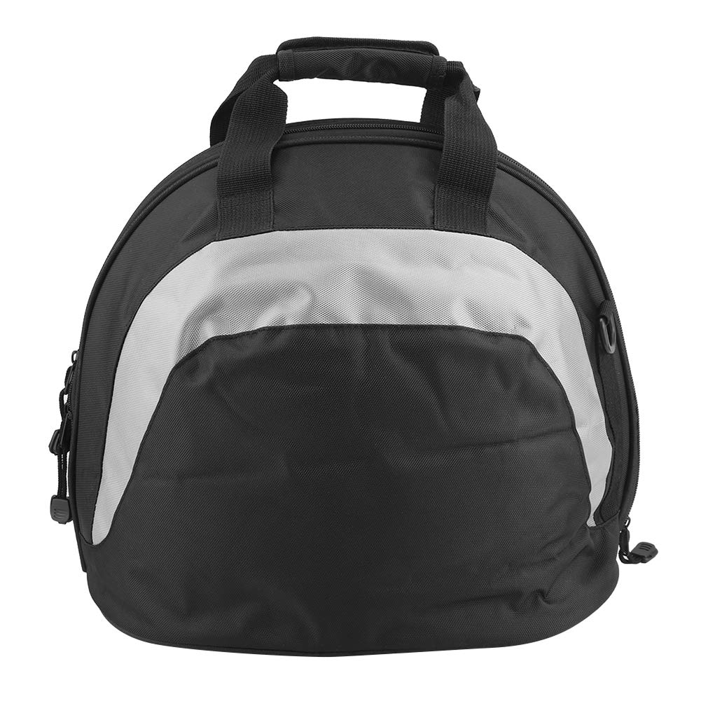 Motorcycle Helmet Bag - Waterproof Powersports Helmet Storage Backpack with Shoulder Strap, Multi-Functional Travel Luggage for Biking & Racing (Grey Black) - Perfect for Motorcycle Rides, Commuting & Outdoor Adventures