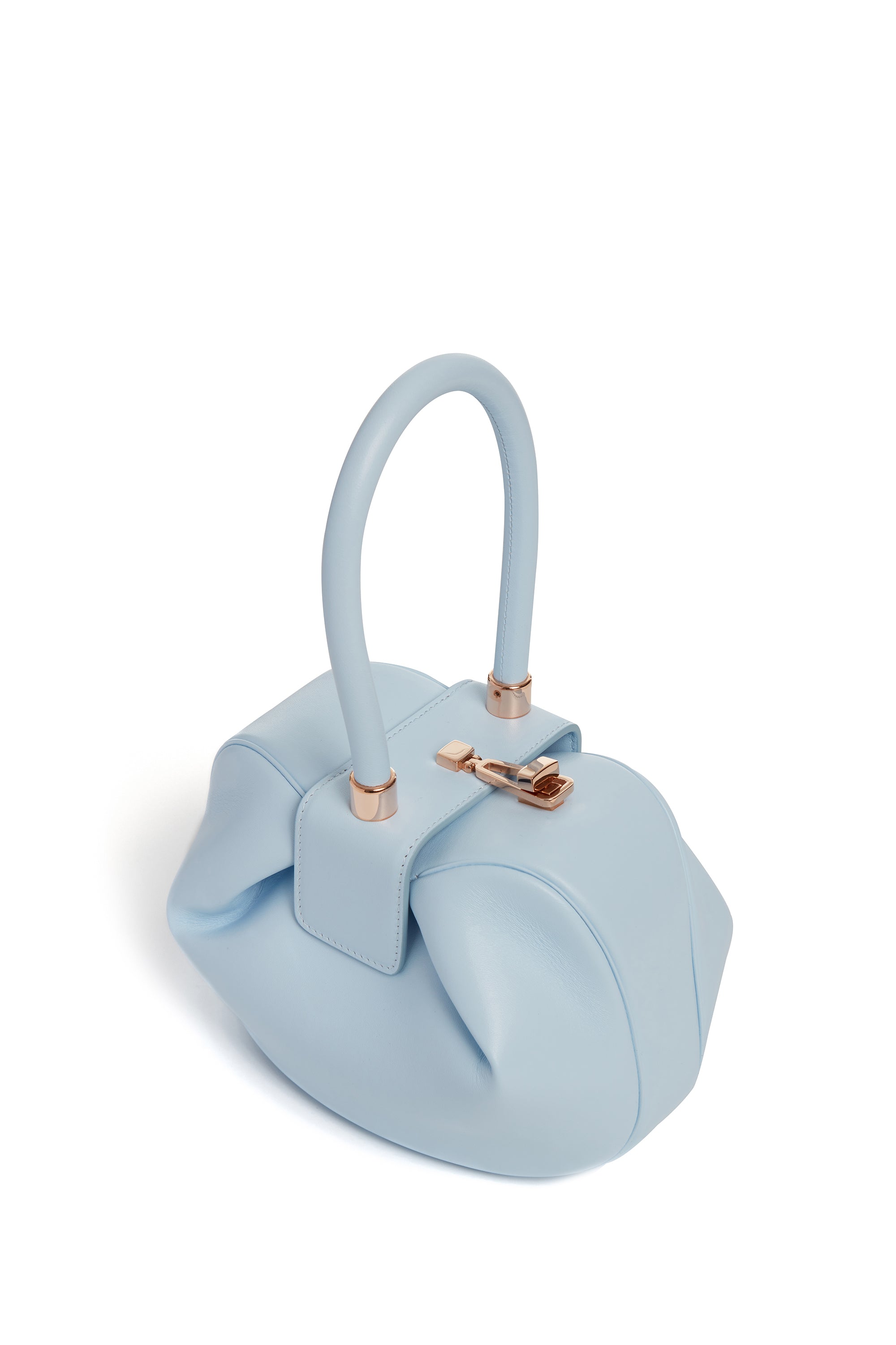 Light Blue Nappa Leather Nina Bag - Stylish & Durable Women's Handbag for Work, Travel & Everyday Use