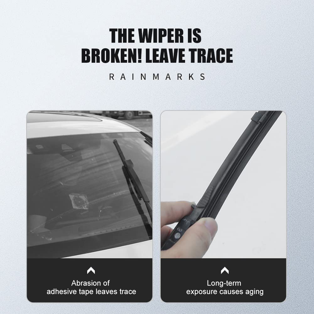 Car Wiper Repair Tool - Wiper Blade Refurbish Restorer & Windshield Wiper Cutter - Black Car Accessories for Smooth Wiper Performance - Perfect for Rainy Weather & Winter Driving