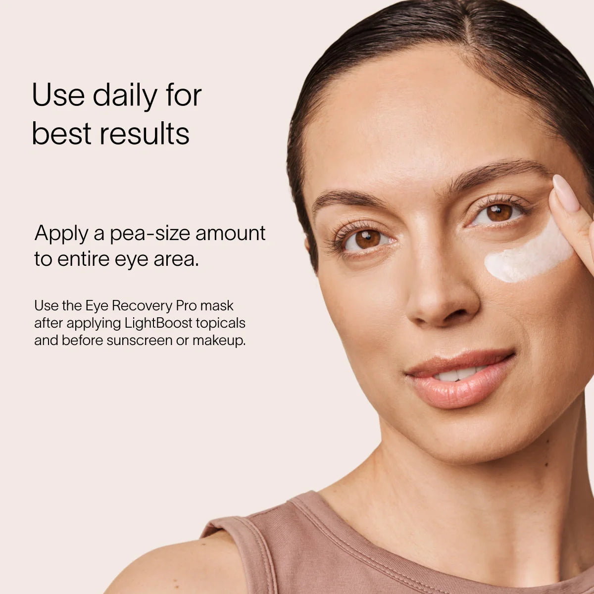 LightBoost Eye Cream for Dark Circles & Puffiness - Anti-Aging Under Eye Treatment with Hyaluronic Acid & Caffeine - Perfect for Nighttime Skincare Routine & Travel Essentials
