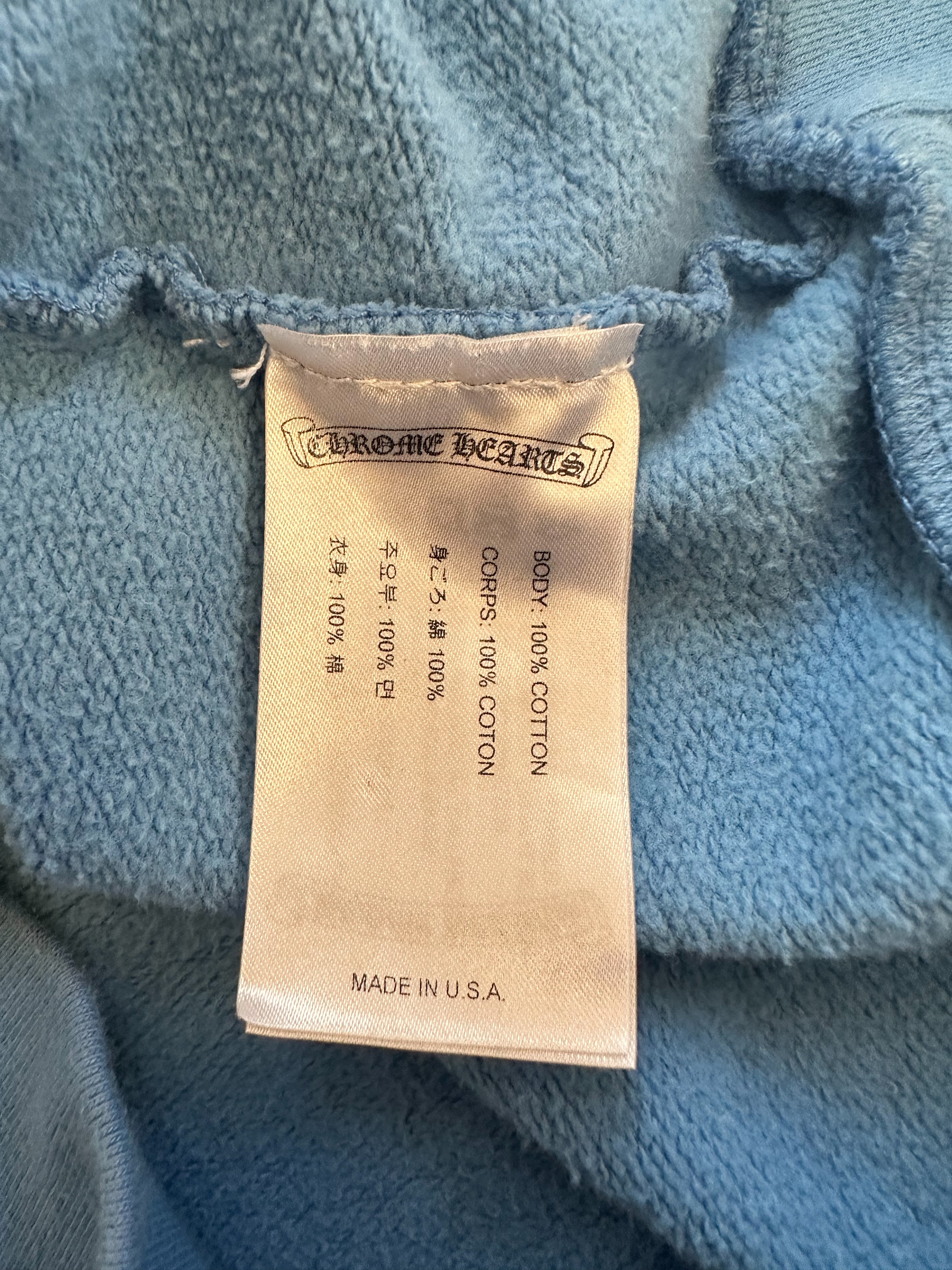 Chrome Hearts Blue Miami Exclusive Hoodie for Women - Stylish & Comfortable Streetwear for Casual Outings & Fashion Lovers