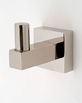 Jaclo 4279-ORB Oil Rubbed Bronze Cubix Robe Hook - Modern Bathroom Wall Hook for Towels, Robes & Clothes - Perfect for Bathroom, Bedroom & Entryway Organization