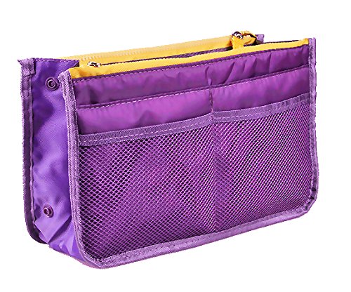 UNIQUE GADGET Multi-Functional Travel Cosmetic Bag - Waterproof Makeup Organizer Pouch for Toiletries, Phone, MP3 & Book Storage - Perfect for Handbags, Airplane Carry-On & Gym Essentials