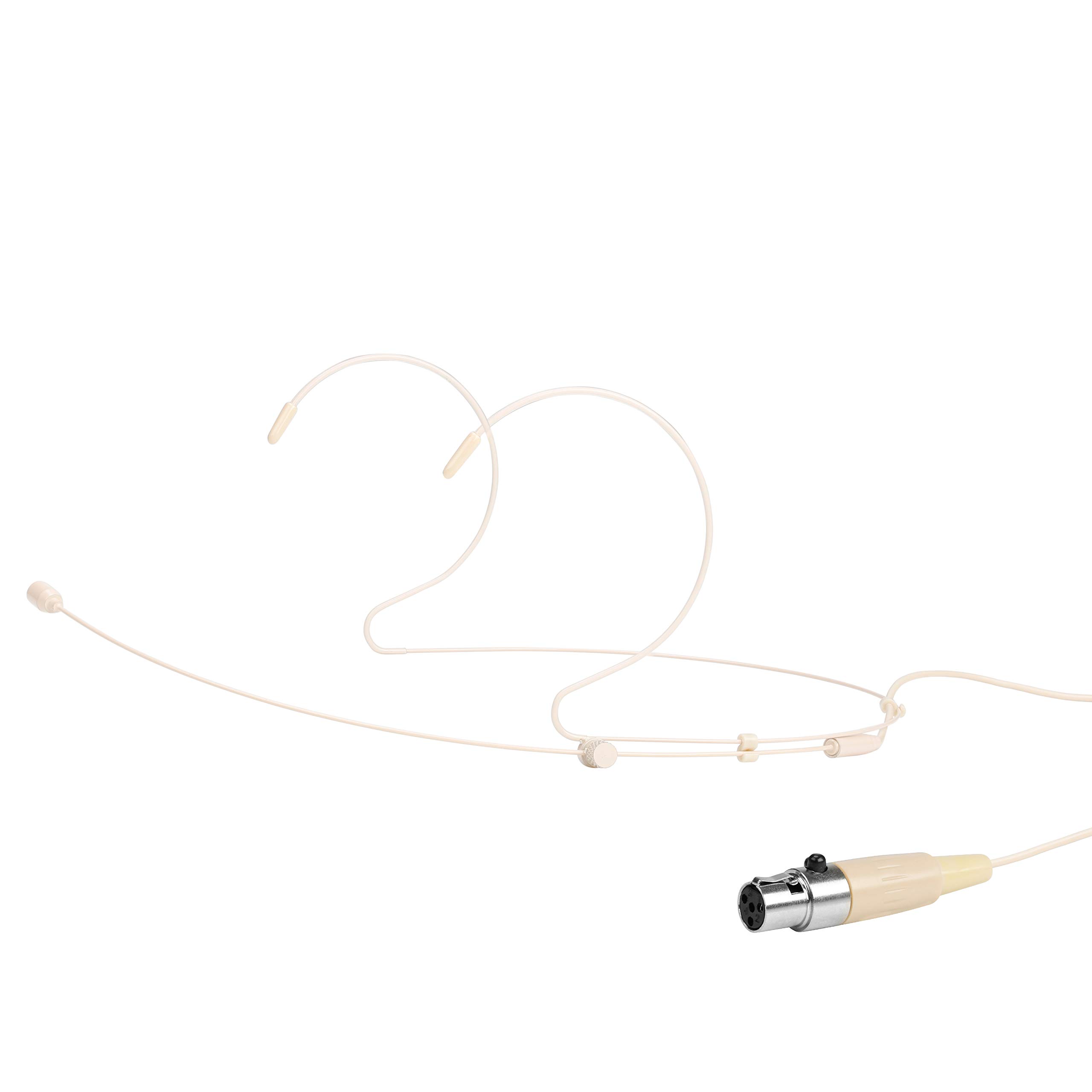 Saramonic DK6E Lightweight Slim Omnidirectional Headset Microphone for Shure, TOA, Line-6 & BeyerDynamic Wireless Systems - TA4F Locking Connector - Perfect for Live Performances, Broadcasting & Public Speaking