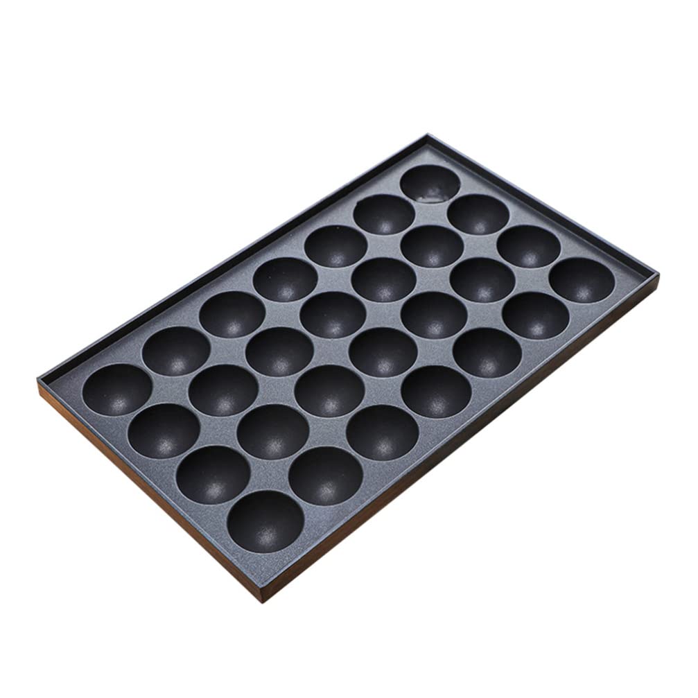 Cabilock 1-Piece Aluminum Pancake Ball Maker - Egg Frying Pan, Cake Pops Mold, Meatball Grill Pan, Mini Cake Molds & Baking Accessories for Desserts, Breakfast & Party Cooking