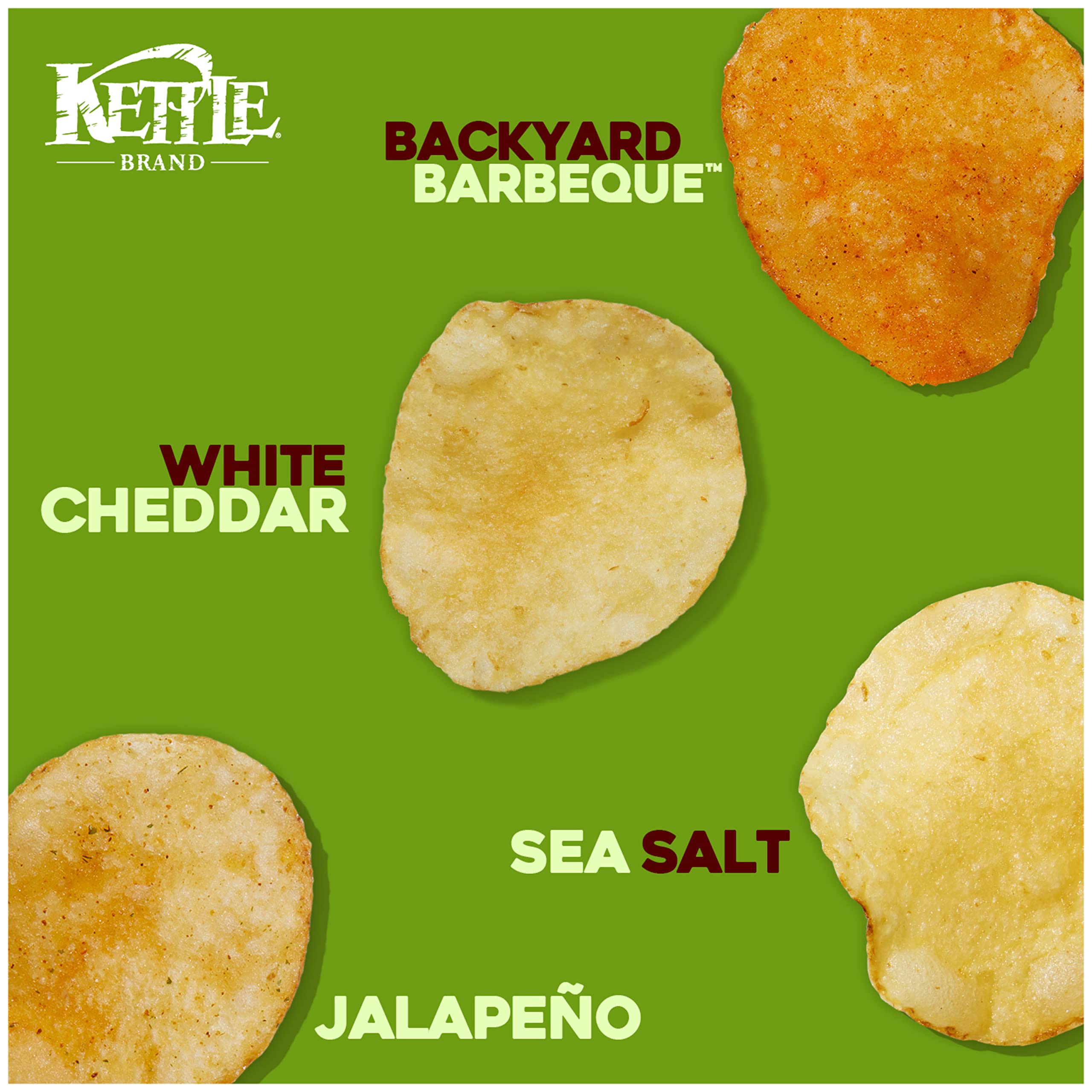 **Kettle Brand Potato Chips Variety Pack – 30 Count (1.5 Oz Each) – Crunchy Snacks for Parties, Picnics & Lunchboxes**