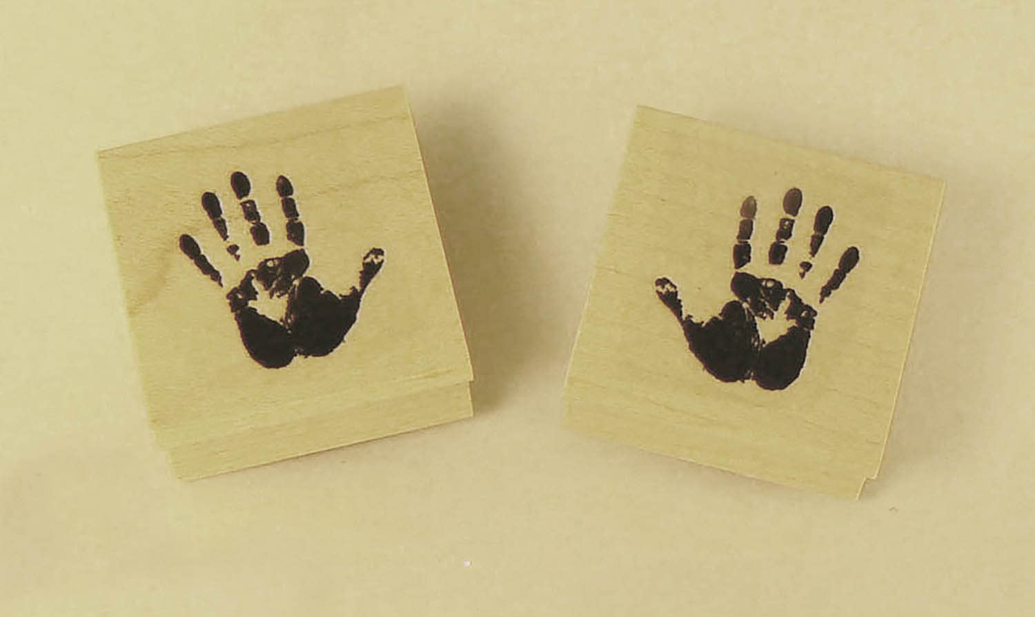Custom P87 Hand Prints Rubber Stamps for Scrapbooking, Card Making & DIY Crafts - Perfect for Memory Books, Invitations & Art Projects