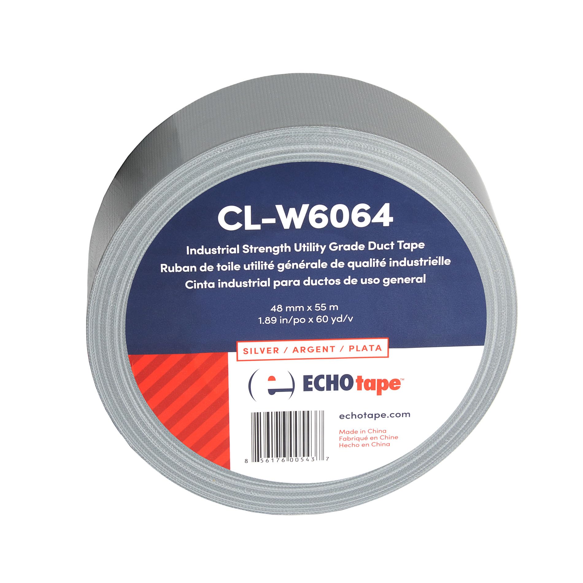 ECHOtape CL-W6064 Heavy Duty Silver Duct Tape 1.89