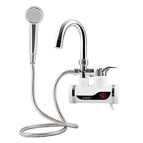 Instant Electric Water Heater Tap - Fast Hot Water Faucet for Kitchen & Bathroom | Energy Efficient On-Demand Heating for Washing Dishes, Showering & Handwashing
