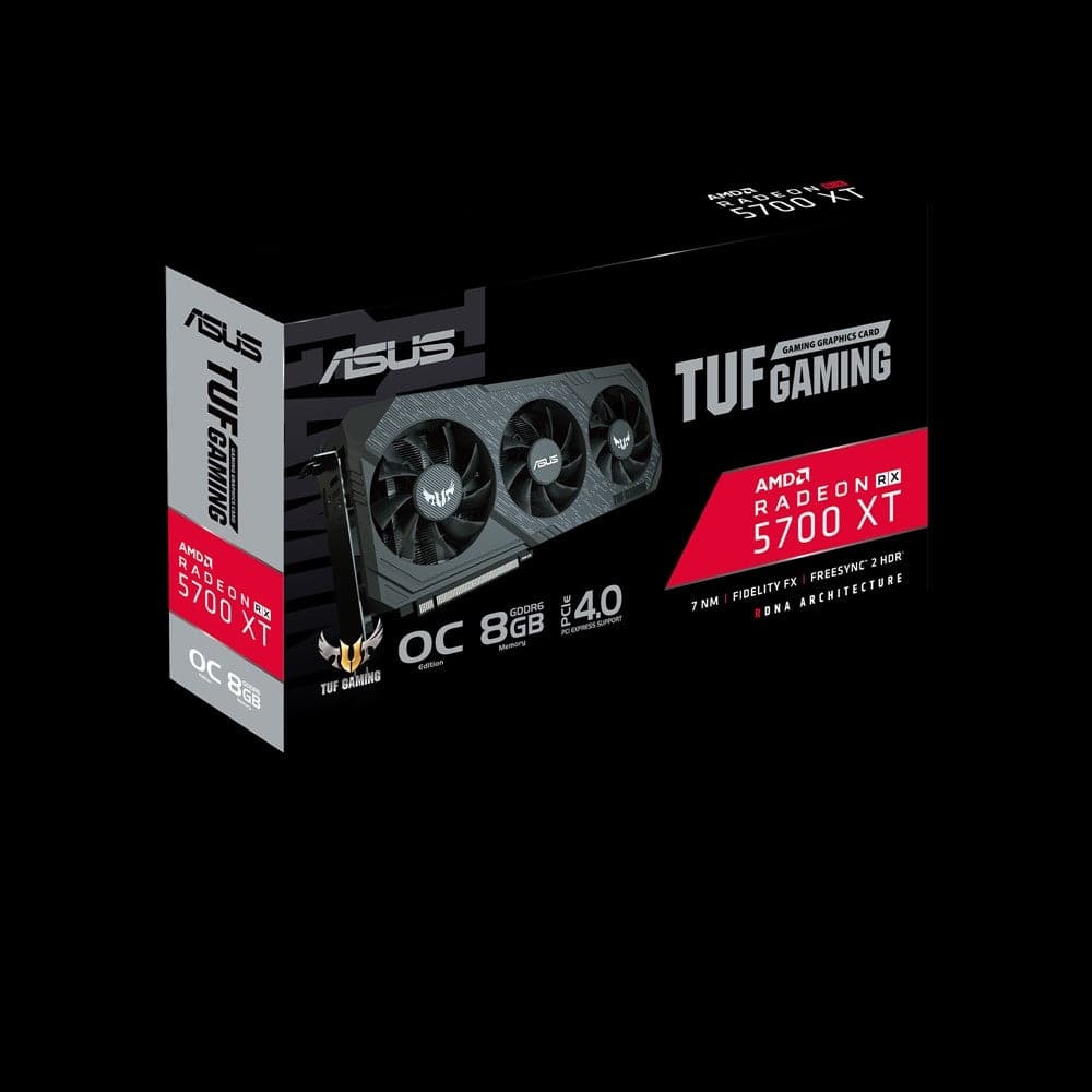 ASUS TUF Gaming RX 5700 XT 8GB GDDR6 Graphics Card with Triple Fan Cooling - High Performance for 4K Gaming, VR, Video Editing & Streaming