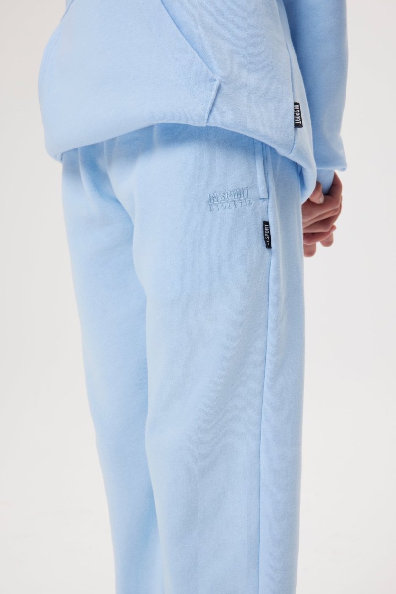 INSPORT JUNIOR ALASKA BLUE TRACKPANTS - Boys' Athletic Jogging Pants for Running, Gym & Casual Wear - Comfortable Fleece-Lined Sweatpants with Elastic Waistband