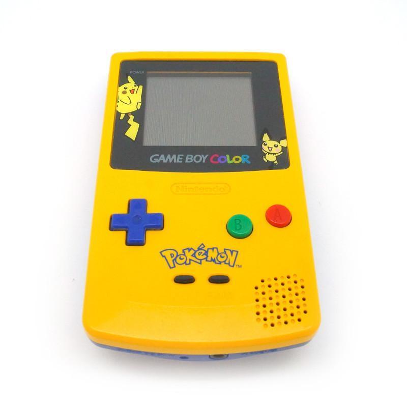 Original Game Boy Color Pokemon Yellow Pikachu Edition - Retro Gaming Console with Classic Pokemon Game for Collectors & Nostalgic Gamers (Perfect for Gift, Display & 90s Gaming Experience)
