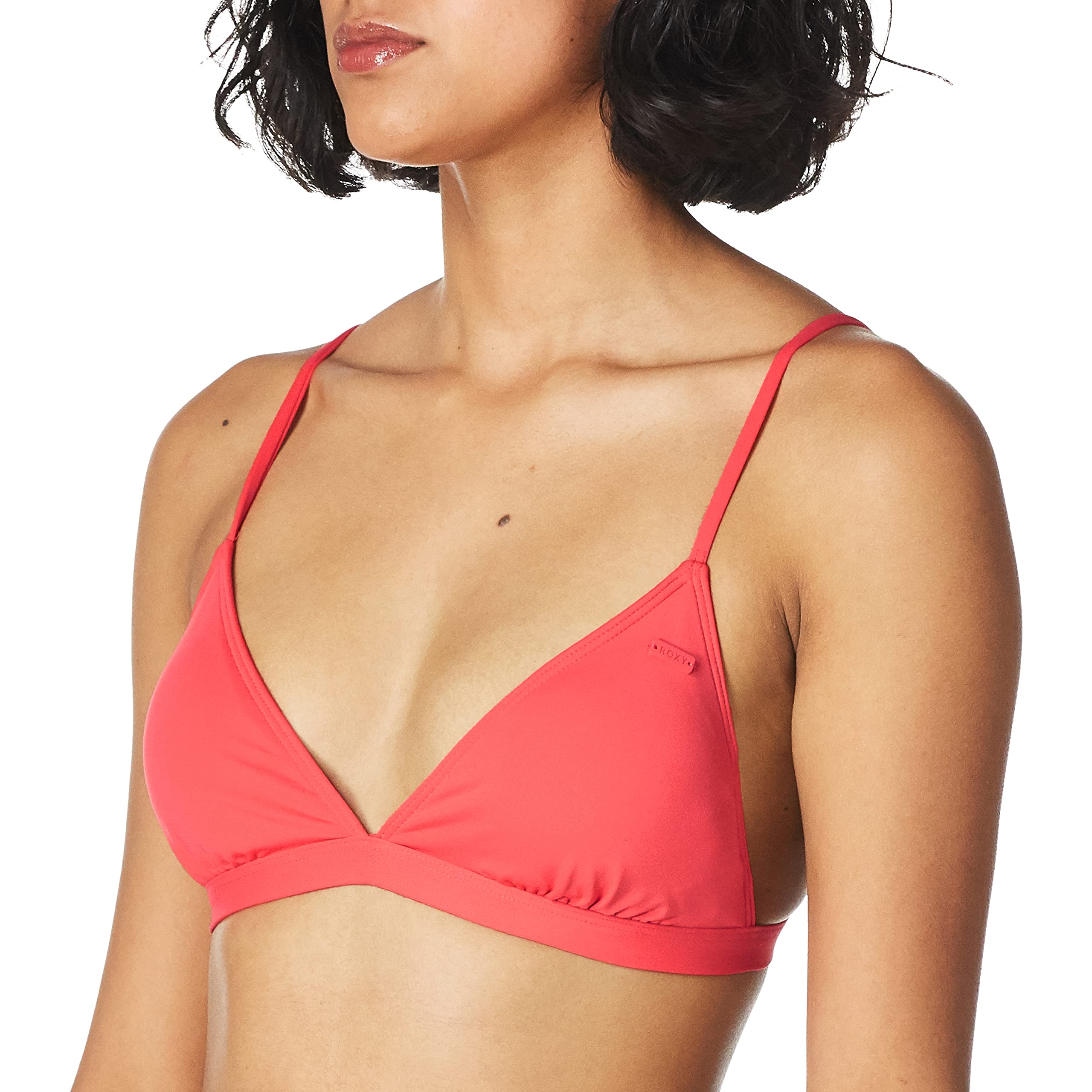 Roxy Women's Beach Classics Fixed Tri Bikini Top - Comfortable Swimwear for Surfing, Swimming & Summer Vacations | Perfect for Beach, Pool & Water Sports