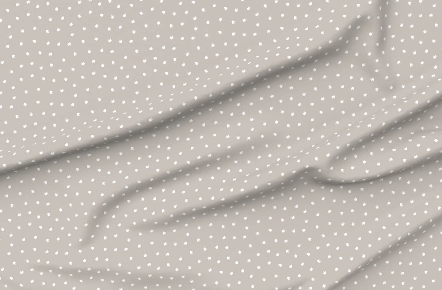 Dino Ditsy Gray Kids Printed Cotton Fabric by The Yard - Premium Petal Signature Cotton for Sewing, Quilting, Apparel & DIY Crafts - Perfect for Kids' Clothing, Home Decor & Nursery Projects