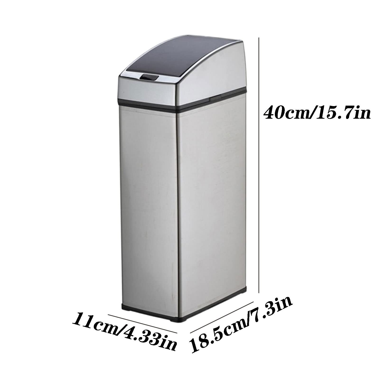 Smart Sensor Trash Can 6L Automatic Induction Kitchen Garbage Bin - Hands-Free Motion Sensor Dustbin for Home, Office, Bathroom & Kitchen Waste Disposal