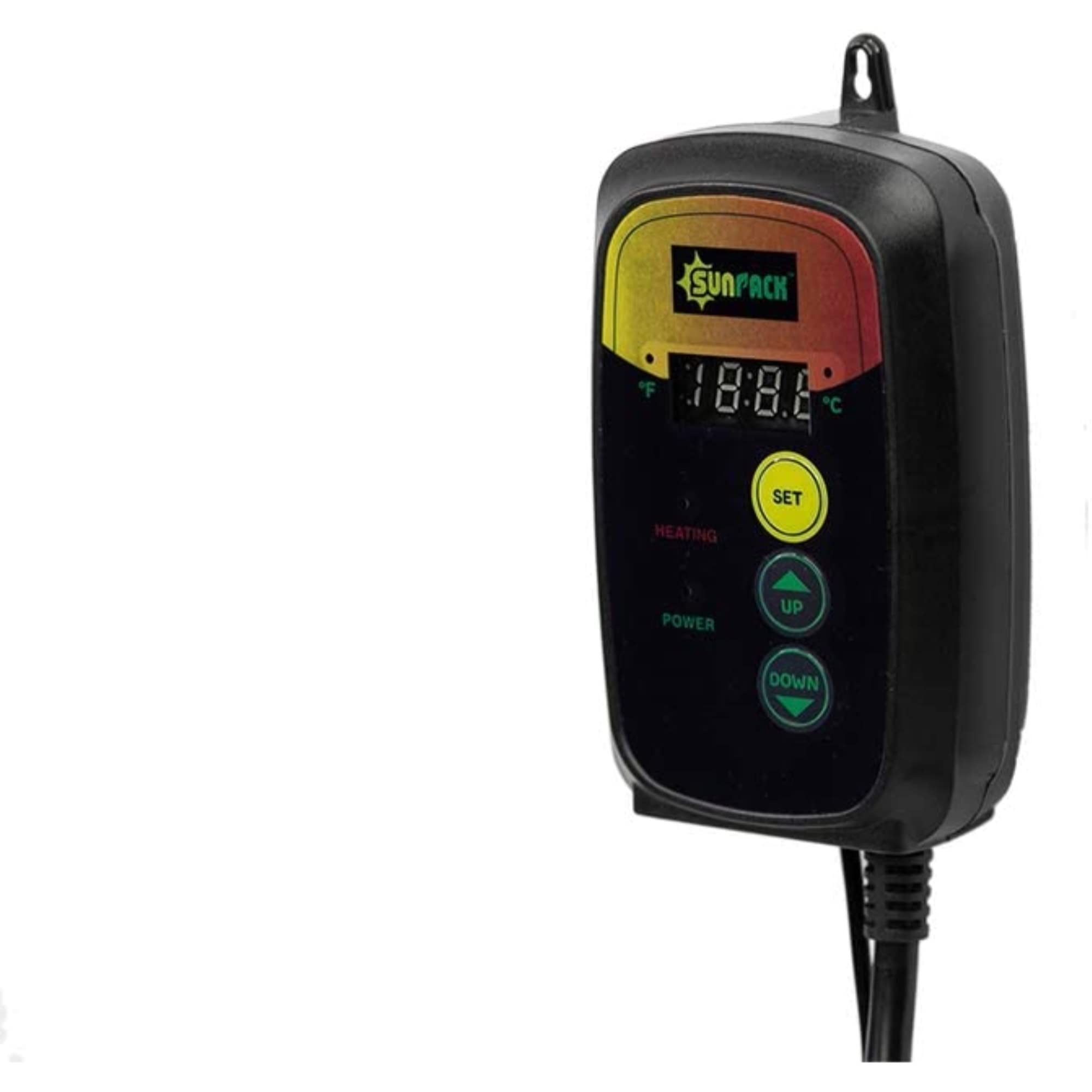 Digital Heat Mat Temperature Controller with Soil Probe - 6ft Cord for Seedling Heat Mats, Indoor Plant Germination & Greenhouse Use