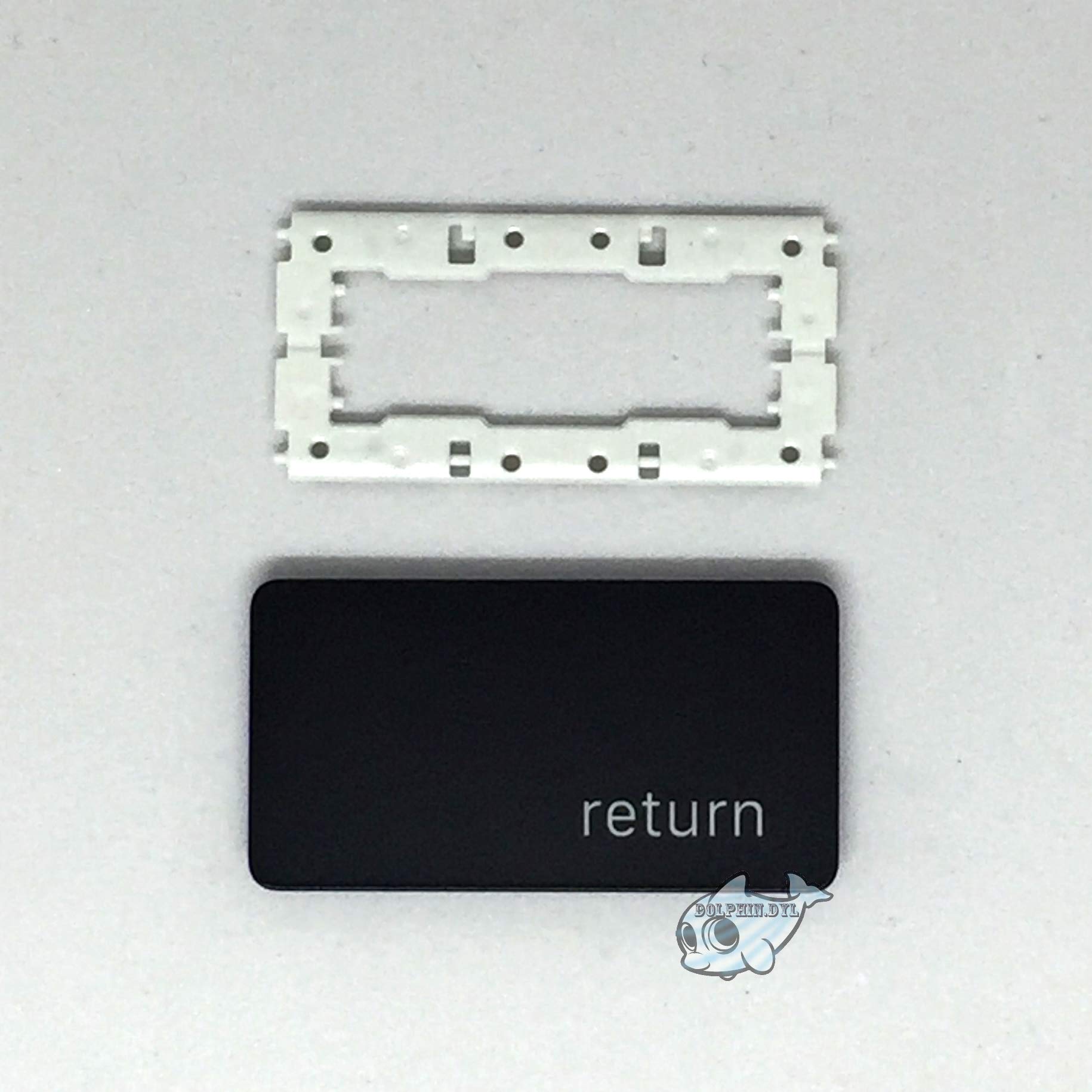 DolphinTek Replacement Enter/Return Key Cap for MacBook Pro A1706 A1707 A1708 - Compatible with US Keyboard Layout, Includes Hinge Clip - Perfect for Typing, Coding & Office Work