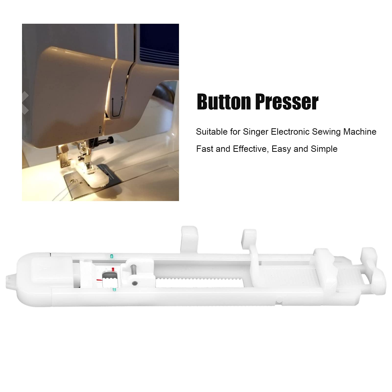 Automatic One-Step Buttonhole Presser Foot - Professional Sewing Machine Attachment for Easy Buttonhole Making | Perfect for Home Tailoring, DIY Projects & Fashion Design