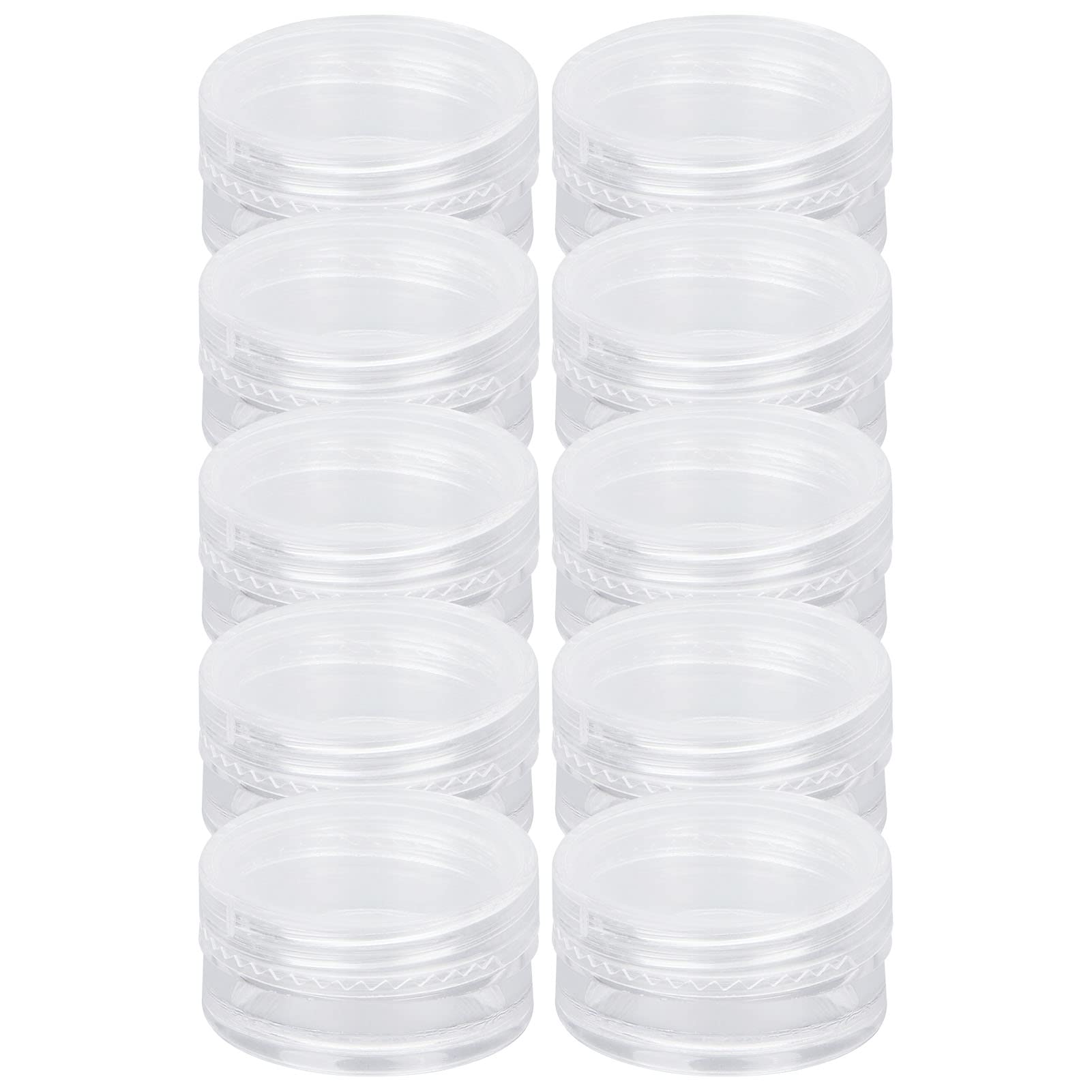 Stylish Round Makeup Storage Box - Durable PP Material Organizer for Jewelry, Beads & Eyeshadow | Portable Cosmetic Case for Travel, Vanity & Salon Use