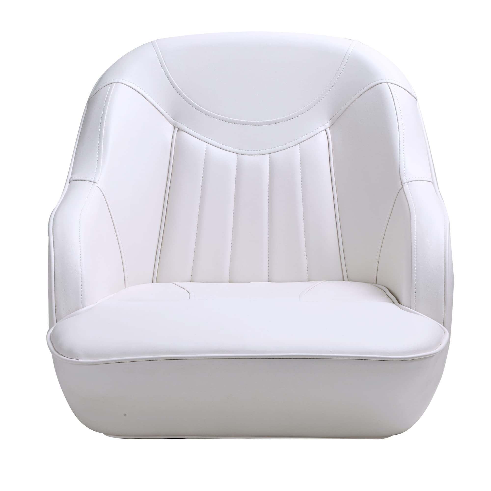 Premium NORTHCAPTAIN Pontoon Boat Captain Bucket Seat with Waterproof Cover - Comfortable & Durable for Boating, Fishing, and Leisure Activities on Lakes & Rivers
