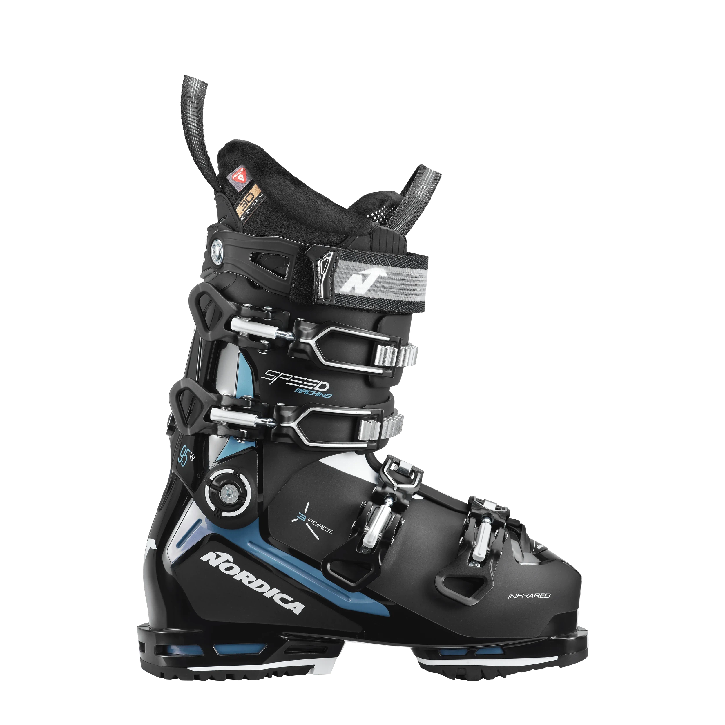 Nordica Speedmachine 3 95 W Ski Boots 2025 - Women's All-Mountain Ski Boots for Performance & Comfort | Perfect for Alpine Skiing, Freeride & Resort Adventures