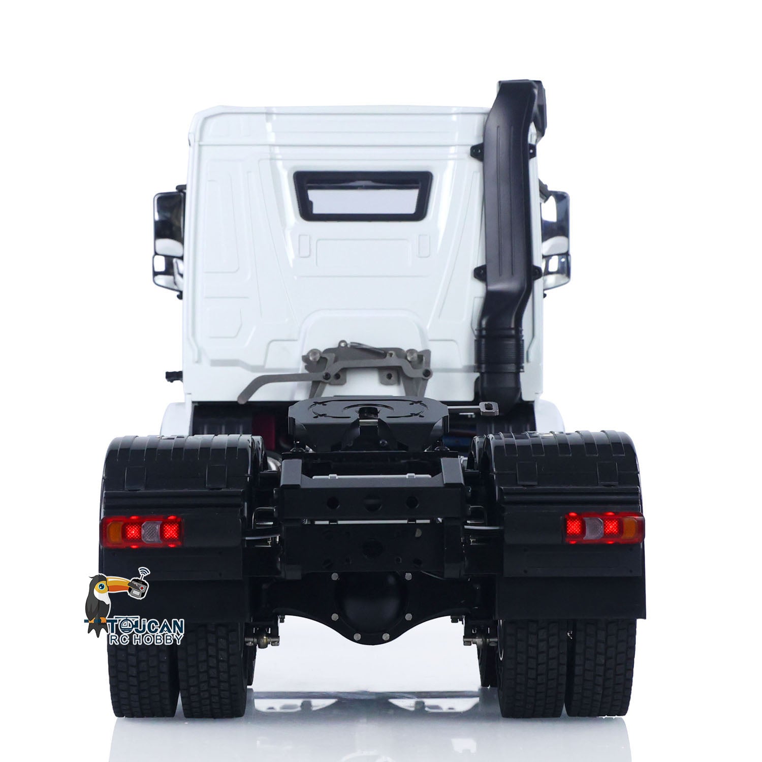 1/14 Scale 6x6 RC Tractor Truck - 2-Speed Metal Gearbox, Lockable Differential Axles, Ready-to-Run with Battery & Radio - Compatible with TAMIYA Trailers | Fast Free Shipping | Perfect for Off-Road Adventures, Construction Site Play & RC Truck Racing