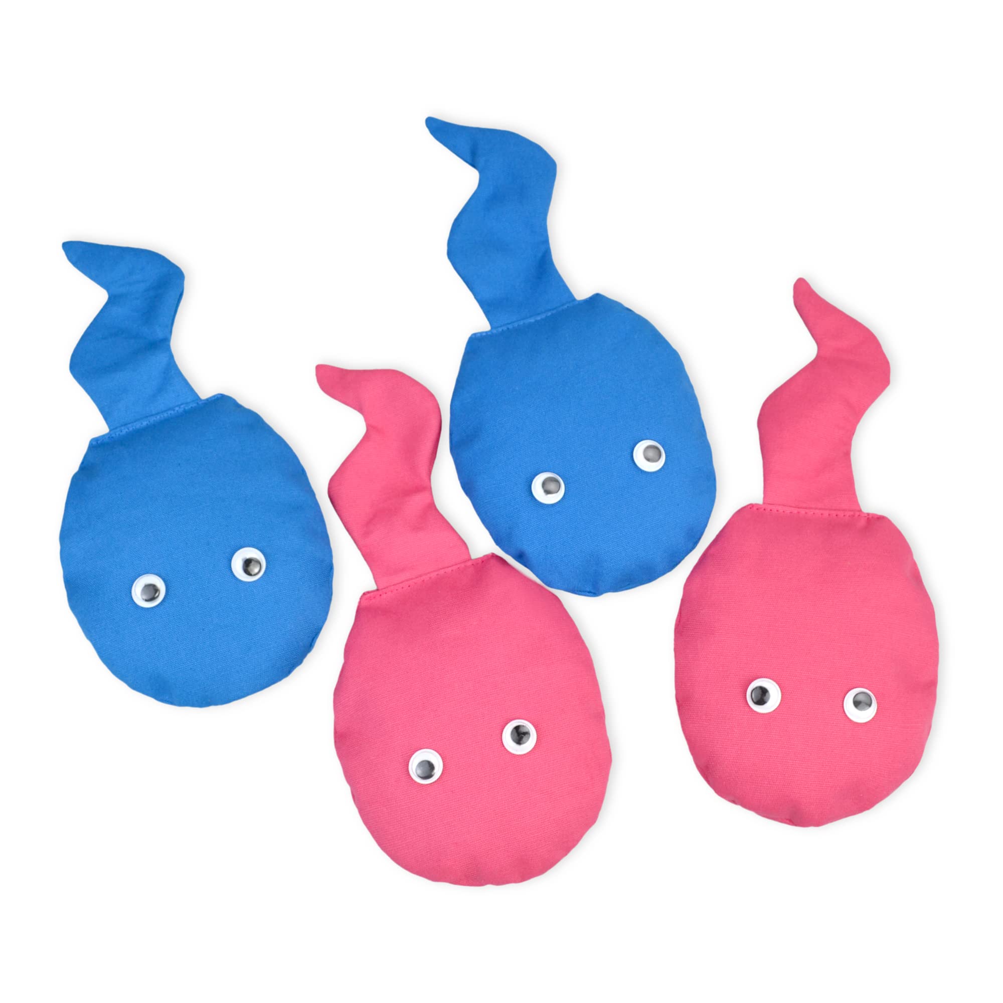 4 Pack Cornhole Bags - Premium Bean Bags for Outdoor Games, Baby Shower, Bachelorette Party & Gender Reveal Events - Perfect for Backyard, Beach and Tailgating Fun