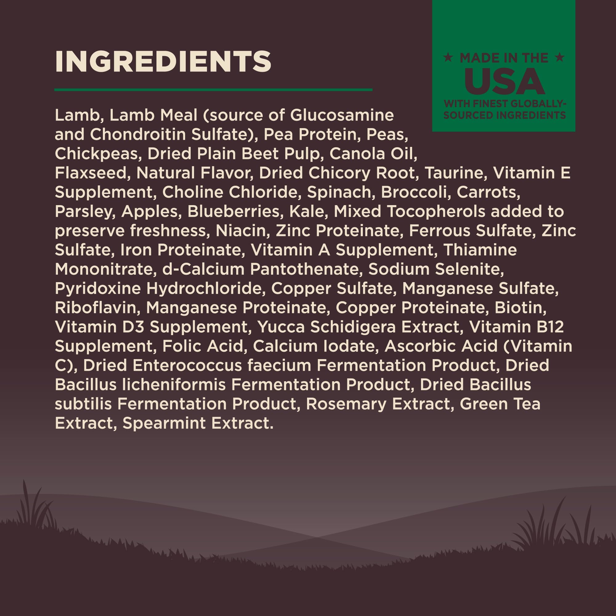 Wellness CORE Grain-Free High-Protein Dry Dog Food for Adult Dogs - Natural Ingredients with Real Lamb, Made in USA - All Breed Sizes (22lb Bag) - Perfect for Active Dogs & Weight Management