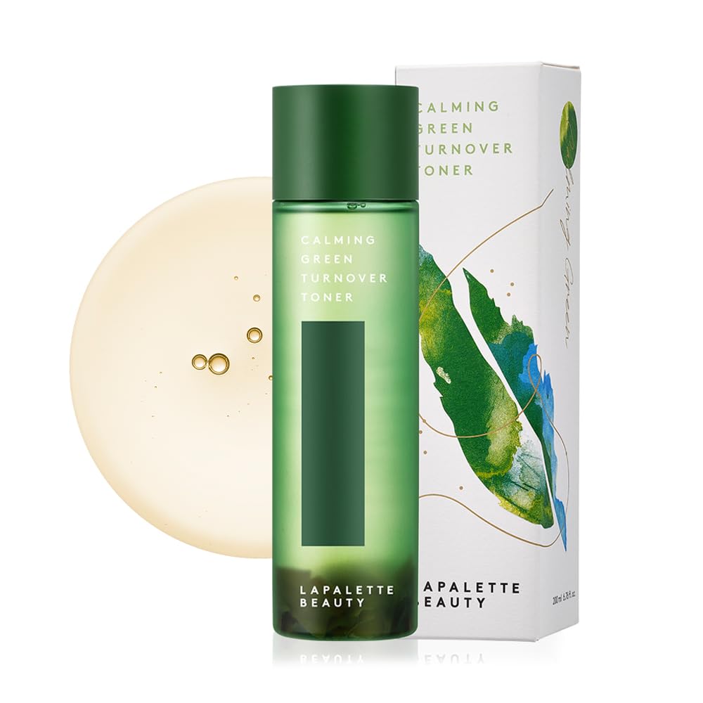 Korean Green Tea Toner - Hydrating & Calming 6.75oz | with AHA/BHA/PHA | for Sensitive Skin Care