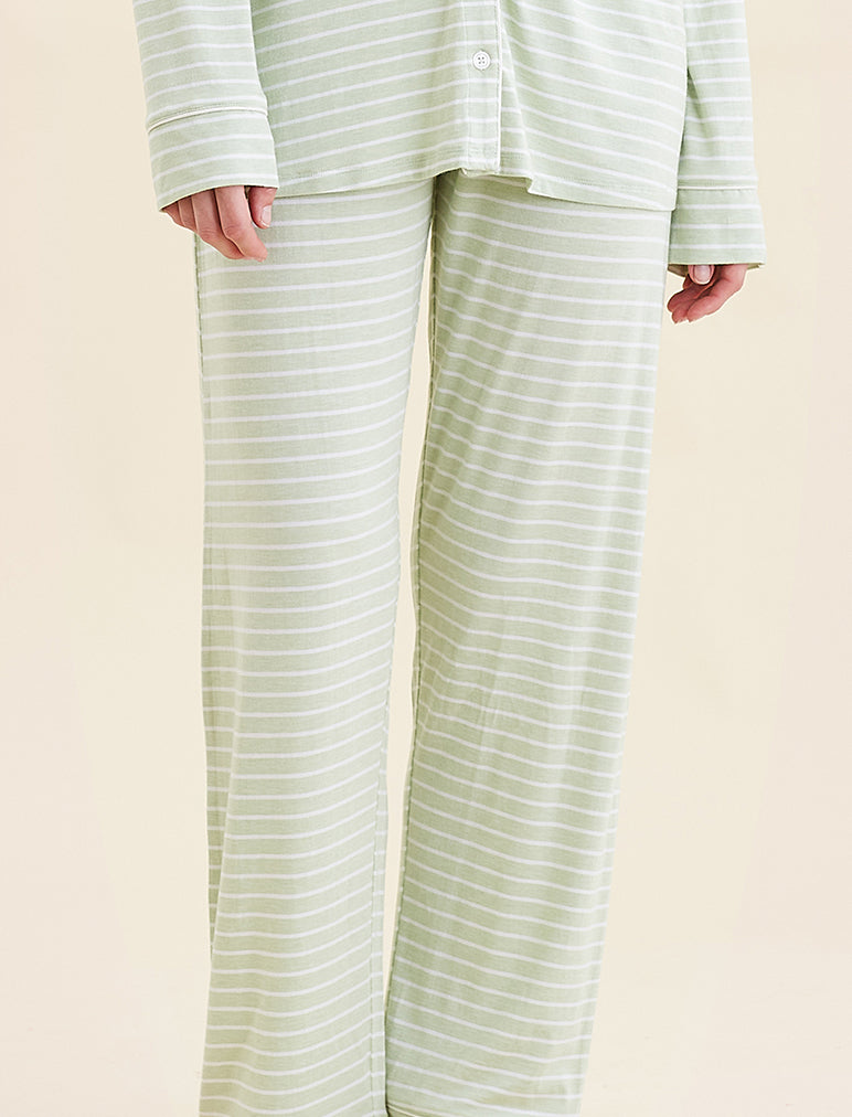 Kate Modal Soft Full Length Pajama Set for Women - Cozy Sleepwear for Nighttime & Lounge Wear - Perfect for Relaxing at Home, Sleepovers & Travel