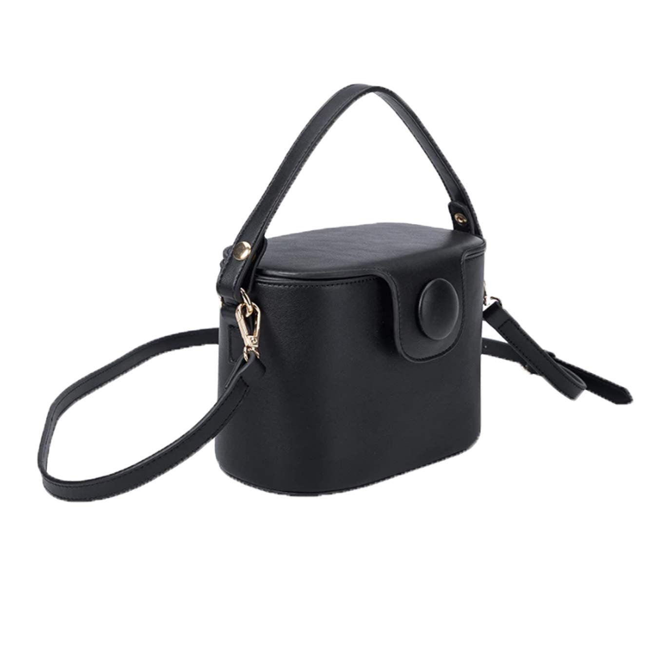 Melie Bianco Adelynn Vegan Leather Crossbody Bag for Women - Stylish Black Box Purse | Perfect for Work, Travel & Everyday Use