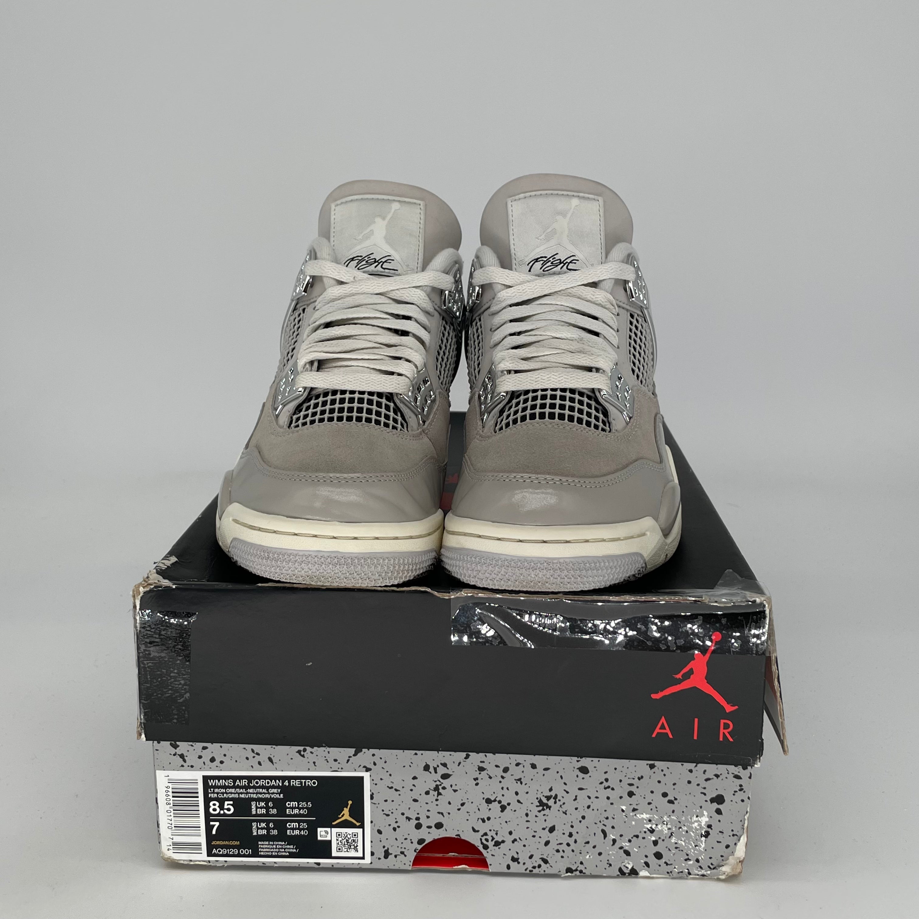 AIR JORDAN 4 FROZEN MOMENTS Women's Basketball Shoes Size 7/8.5W - AQ9129-001 | Retro Sneakers for Running, Gym & Streetwear Fashion