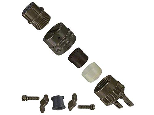 Amphenol MS3116F12-10S 10-Position Bayonet Circular Connector - MIL-DTL-26482 Series I Military Grade Solder Socket Plug - Ideal for Aerospace, Military Equipment & Harsh Environment Electrical Connections