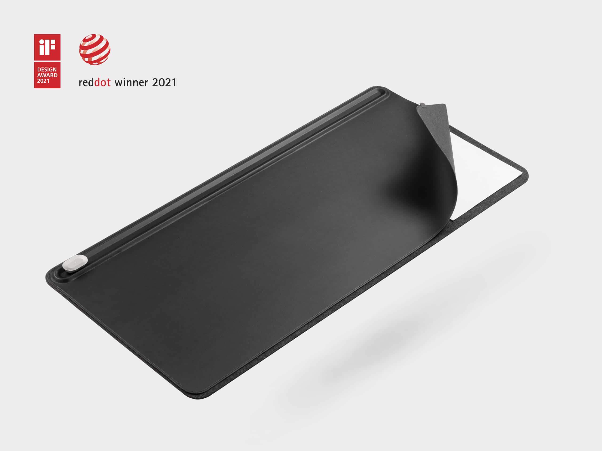 ORBITKEY Large Desk Organizer in Matte Black - Premium Office Desk Accessory for Workspace & Home Office Organization