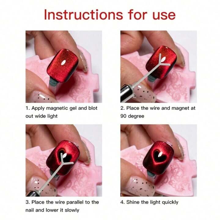 Perfect Love Heart Cat Eye Magnet Design Tool - DIY Crafting, Scrapbooking & Home Decor Accessories for Creative Projects