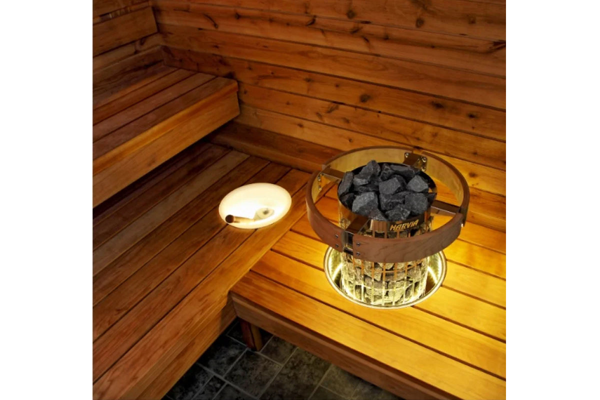 Harvia Cilindro Illuminated Safety Railing for Saunas - 7kW & 9kW Models - Durable & Stylish Sauna Accessory for Home & Commercial Use