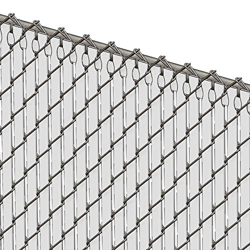 6' Foot Privacy Top Lock Slats - White - Made in USA - Perfect for Fences, Decks & Outdoor Privacy Screens