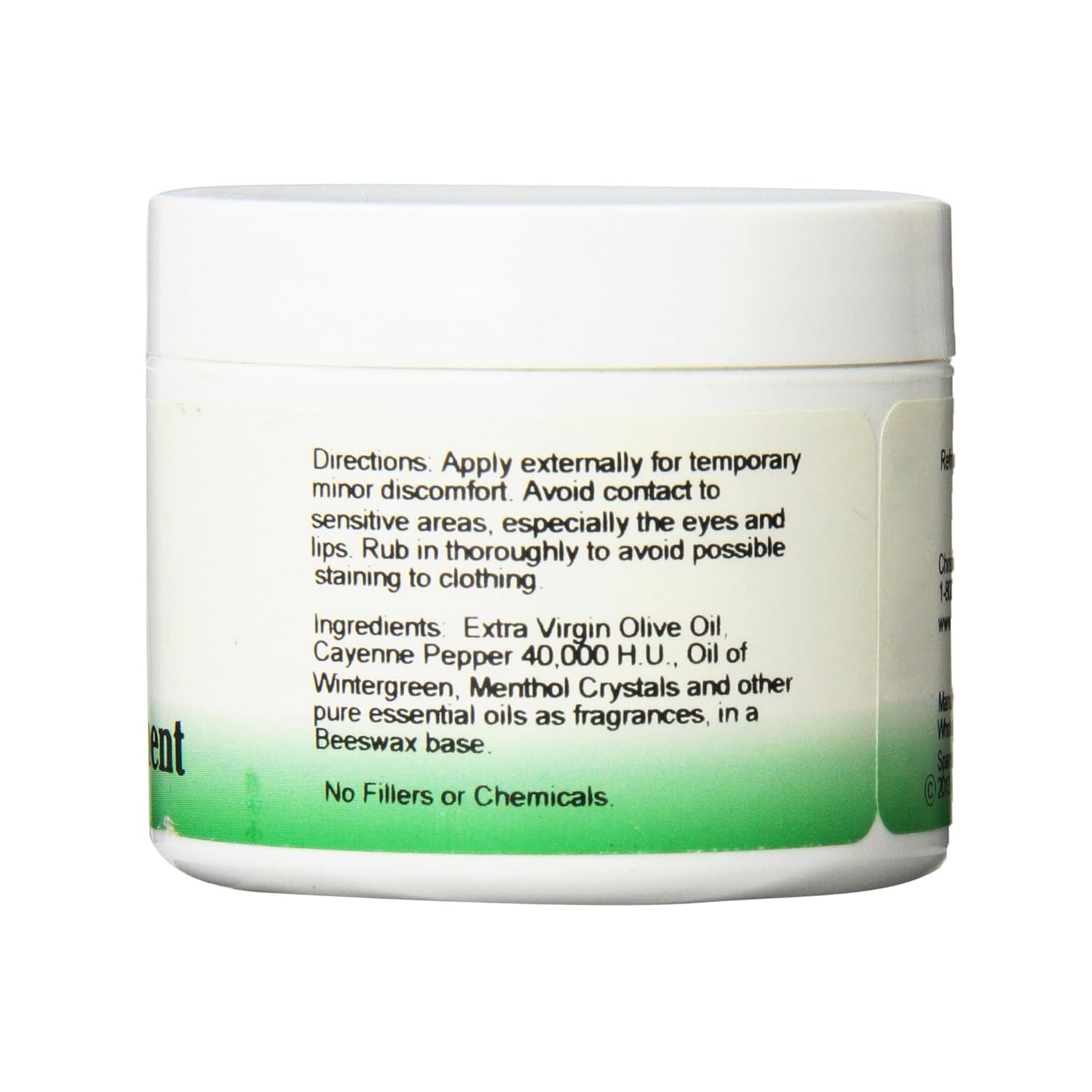 Christopher's Original Formulas Cayenne Heat Ointment - Herbal Warming Pain Relief Cream for Muscle & Joint Discomfort, Improves Circulation, 2 fl oz - Perfect for Post-Workout Recovery & Arthritis Relief