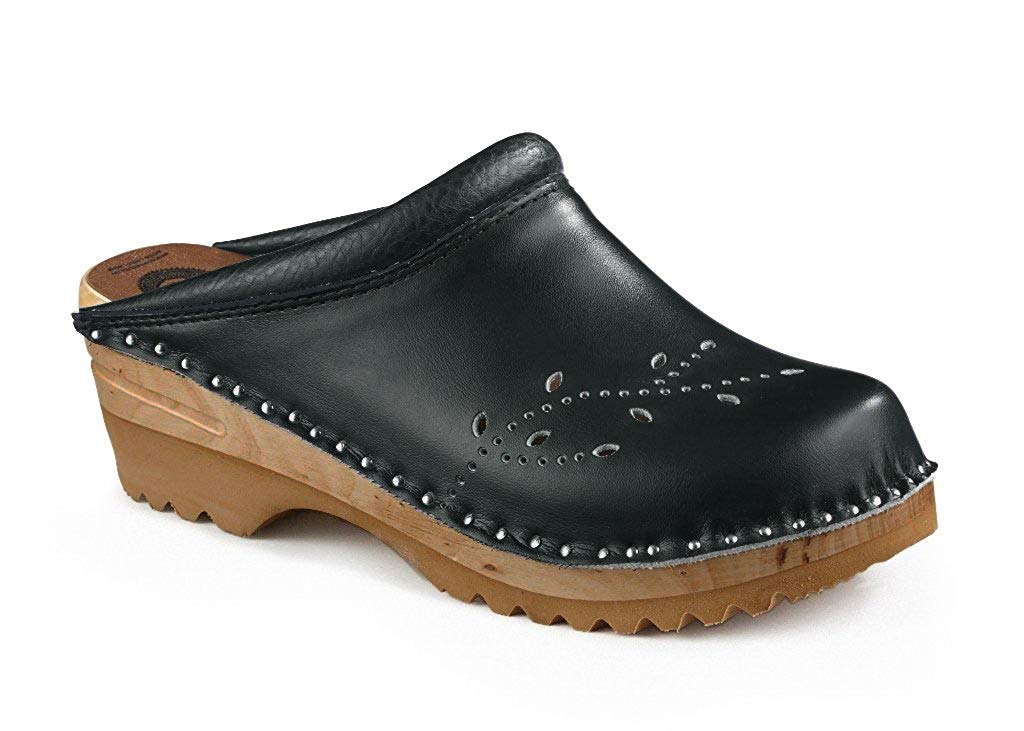 Women's BŒstad O'Keefe Leather Clog Shoes - Comfortable Slip-On Mules for Women - Perfect for Home, Office & Casual Wear